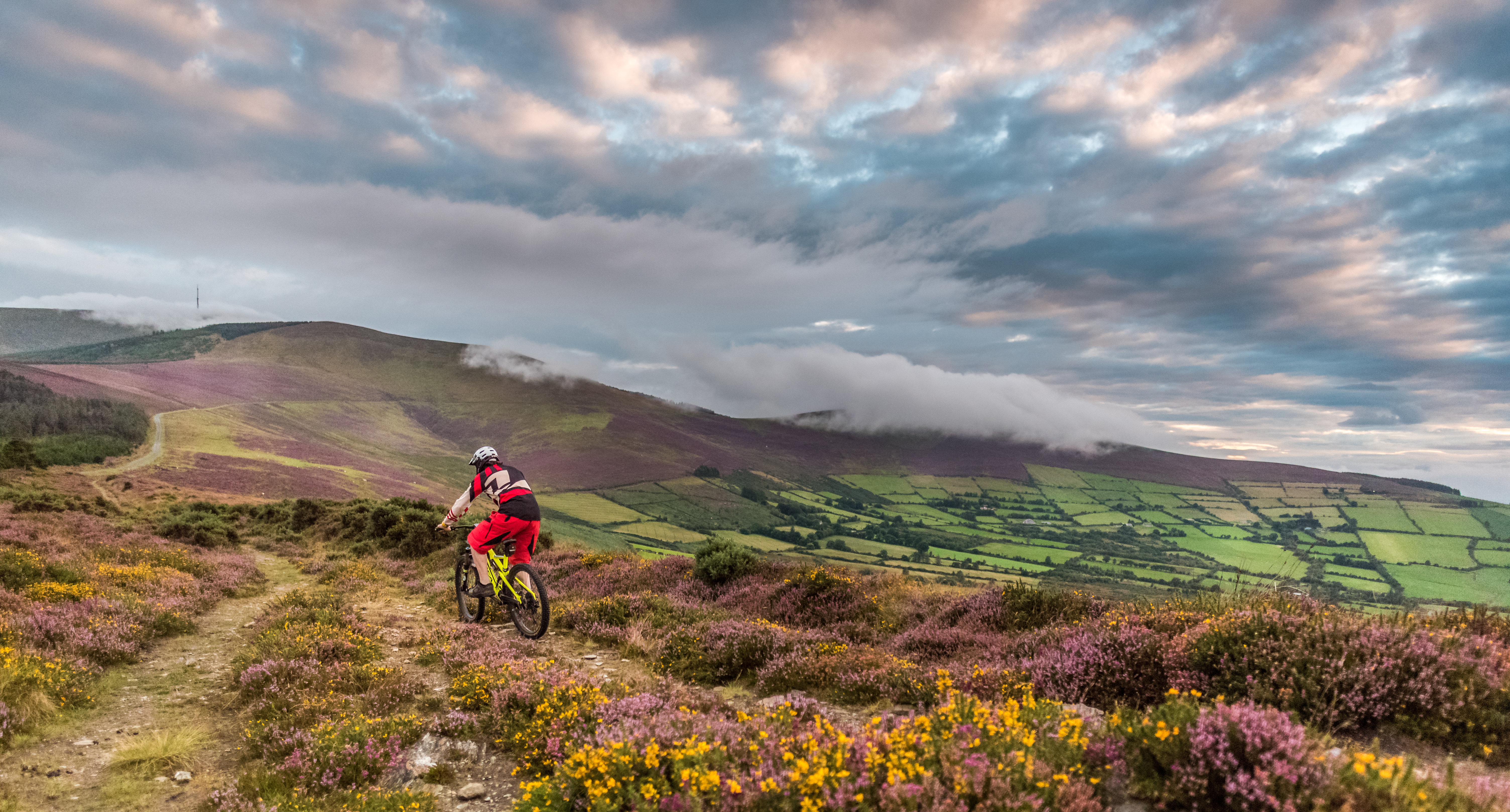Mountain Biking in Mount Leinster Ireland